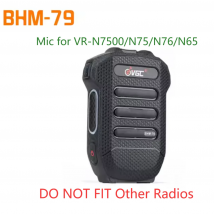 Neues BHM-79 Bluetooth Wireless Walkie Talkie Mikrofon Leichtes Handmikrofon für VR-N7500/N75/N76/N65 PASST NICHT andere Funkgeräte