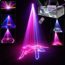 ESHINY 1W 2W RGB animazione Laser Light Disco DJ proiettore Beam Stage DMX Dance Bar Party Christmas Effect Decoration Show G22RN7