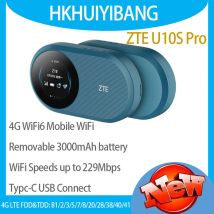 Nuovo ZTE U10S Pro 4G LTE WiFi 6 Pocket Mobile WiFi Router 3000mAh 229Mbps Sim Card Modem portatile da viaggio MiFi Hotspot 32 utenti