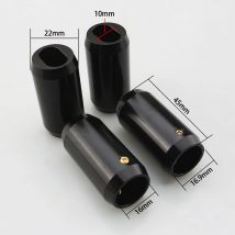 Neue 4X AY01B Hosen Boot Y Splitter 1 zu 2 bi-draht splitter Audio DIY Draht Stecker Schwarz Lautsprecher kabel Draht Hosen Stiefel