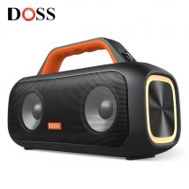 DOSS Altoparlante Bluetooth portatile 60W Potente subwoofer per basso stereo SoundBox IPX6 Impermeabile TWS Accoppiamento Altoparlante esterno wireless