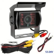 QueenDer Car Backup Camera, Rear View Reverse Camera Universal For Pickup Truck Car SUV Perfect Angle Night Vision Waterproof