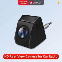 Telecamera per retromarcia per auto AHD 720P Risoluzione impermeabile 140 ° Telecamera di parcheggio per retromarcia grandangolare per accessori per auto Junsun DVD