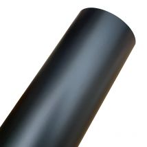 Matte Black Vinyl Wrap Adhesive Film Air Release Decal Sheet Vehicle Motorbike Car Wrapping