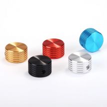 1pcs 17×10 all aluminum solid core lattice knob 6MM Potentiometer round shaft  knob Audio Power Amplifier/SI4732 Radio Knob