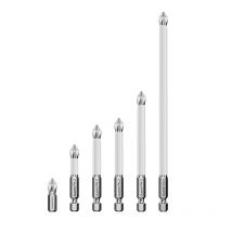 6 PCs Non-Slip Magnetic Cross Head Household Electric Driver Screw Set - High Hardness Hand Drill Bits for Electric Screwdrivers