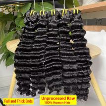 Loose Deep Wave Bundles 100% Human Hair Extensions Unprocessed Vietnamese Raw Hair Wavy Bundles Top Bundles 1/2/3/4PCS Thick