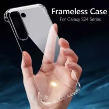 Cover rigida trasparente sottile senza cornice per Samsung Galaxy S26 S24 S25 FE Edge S23 S22 S23 S24 S21 FE Plus Ultra