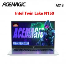 ACEMAGIC 18,5-Zoll-Laptop-Computer Windows 11 PRO 8000 mAh Akku Intel N150 Quad-Core-Prozessor 16 GB DDR4 RAM 512 GB SSD Wifi5