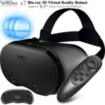 Original VRGpro X7 VR gafas de realidad Virtual 3D caja VR Google casco de cartón para IOS Android 5-7 "Smartphone, balancín inalámbrico