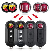 14 millimetri Distintivo Auto Emblema Chiave A Distanza Adesivi Decor Per Fiat 500 Logo Abarth 595 695 Panda Punto Bravo Stilo Accessori