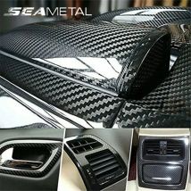 SEAMETAL 7D Carbon Faser Auto Innen Aufkleber Selbstklebende Dekoration Trim Aufkleber Vinyl Film Auto Anti-Scratch Schutz Film