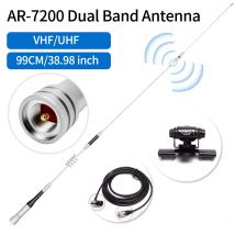 ABBREE AR-7200 Mobilgerät Dualband-Antenne High Gain PL259 VHF UHF für AR-2520 BJ-318 KT-8900 TH-9800 SG-7200 Radio