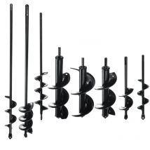 JUSTINLAU 9 to 18 Inch Earth Planter Spiral Auger Drill Bit Post Hole Digger Power Garden Auger Kit
