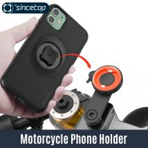 Motorrad-Telefonhalterung für iPhone 16 Pro Max/16 Pro/15 Pro und Samsung Galaxy S25 Ultra – universeller GPS-Lenkerhalter