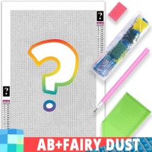 AB Fairy Dust Drill Mystery Diamond Painting Überraschungsgeschenk Zufälliges Bild Mysteriöse Stickerei Vollständige DIY Home Decor Kinder