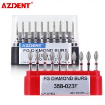 AZDENT 10 sztuk/pudło Dental szybkie wiertła diamentowe dentysta bardzo grube wiertła diamentowe laboratorium dentystyczne narzędzia do polerowania Dia.1.6mm