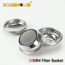 Coffee Filter Baskets 58mm Stainless Steel Fit For E61 Gaggia Portafilter Replacement Espresso Maker Accessories Barista Tools