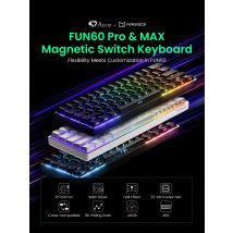 Akko MonsGeek FUN60 PRO&MAX HE Machanical Keyboard Magnetic Switch 60% Wireless Gaming Keyboard