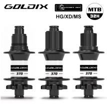 GOLDIX M370 32H MTB Fahrradnabe 6-Bolzen Scheibenbremse 36T Ratsche abgedichtetes Lager J-Bend 32 Löcher BOOST für HG XD MS Fahrradzubehör