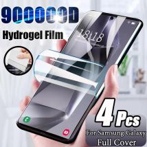 HD Hydrogel Film For Samsung Galaxy S24 S23 S22 S21 S20 Ultra Plus Screen Protector Note 20 10 9 S10 Lite FE A55 A35 A54 A15 5G