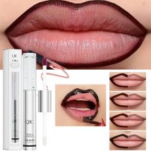 7-Farben Peel Off Lip Liner Wasserdicht Transferfest Lipstic Tattoo Wasserdicht Langlebig Matt Samt Lippentönung Sexy Red Cont