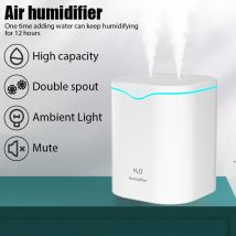 Umidificatore d'aria USB da 2000ML doppia porta Spray olio essenziale aromaterapia Humificador Cool