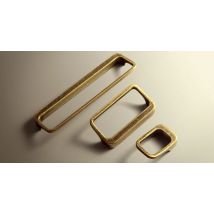 Goo-ki Schrank griff aus gebürstetem Messing Antiker drei dimensionaler Finger zieht Kleider schrank Schublade langer Griff Nickel Schublade zieht