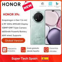Smartphone 5G HONOR X9c Versione globale 6.78 "Anti-goccia 120Hz Schermo curvo 108MP Tripla fotocamere 6600mAh Batteria Android Dual SIM