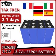 Akumulator HLXNY LiFePO4 3.2V 360Ah Klasy A LFP, ogniwo do samodzielnego montażu (DIY) 12V 24V 48V do pojazdów kempingowych, kamperów, pojazdów elektrycznych, zestaw paneli słonecznych, nowa bateria