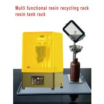 3D Printer Resin Recycle Funnel Stand Resin Vat Holder Resin Tank Stand Funnel Holder Easy to Pour Liquid to Bottle Easy Clean