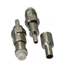 1Pcs Connector FME female jack crimp for RG316 LMR100 RG174 Cable RF COAXIAL Wire Terminals