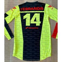 Honda Sommer Motocross Jersey Langarm # 14 atmungsaktive Fahrrad-T-Shirts, Motorrad-Rennuniformen für Männer und Frauen, Motorbegeister