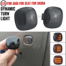 1 para dynamicznych bocznych świateł obrysowych LED do Skody Fabia Octavia Roomster Rapid Audi A3 8L