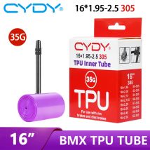 CYDY Fahrrad-TPU-Schlauch 16 x 1,95 2,0 2,1 2,125 2,25 2,35 2,4 2,5 FV Länge 45 mm Reifen Kamera BMX Fahrradreifen Radfahren Penu Parts305