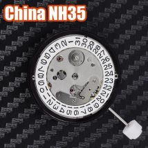 China NH35 Movement Can Replace The Japanese NH35 Movement Date At 3 o'clock White Calendar Seiko Accuracy Automatic Mechanical