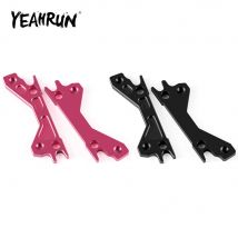 YEAHRUN 2Pcs Alu Alloy/Carbon Fiber Front Rear Upper Gearbox Cover for Sakura Cero Ultra 1/10 RC Drift Car Upgrade Parts