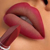 Rossetti nudi opachi Rossetti impermeabili che non sbiadiscono Rossetti sexy in velluto rosso per le donne Make up Cosmetici per labbra a lunga durata