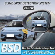 Auto Blind Spot Überwachung Für BYD Dolphin Mini 2021-2025 BSD Radar Erkennung System Mikrowelle Sensor Assistent Fahren sicherheit