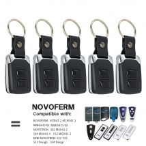1-20pcs NOVOFERM NOVOTRON 502 MAX43-2 504 MAX43-4 512 522 524 MCHS43-2 Remote Control Garage Door Opener 433MHz Rolling Code