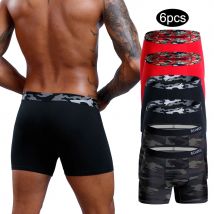 6 stücke männer Höschen Baumwolle Herren Boxer und Unterhosen Sexy Unterwäsche Für Mann Boxer Shorts Männliche Boxershorts Männer badehose