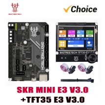 BIGTREETECH Scheda madre stampante 3D SKR Mini E3 V3.0 + TFT35 E3 V3.0 Schermo integrato TMC2209 per Ender 3 Pro CR10 Scheda di controllo 3D