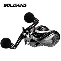 SOLOKING HIAW200 Kołowrotek Baitcastingowy Przełożenie 5.4/7.2 11+1BB Kołowrotek Wędkarski do Wędkarstwa Morskiego Kołowrotek do Łodzi