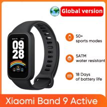 Xiaomi Band 9 Active Global Version Mi Smart band 9 Bracciale attivo 1.47 ''Ossigeno nel sangue Frequenza cardiaca 5ATM Polsino impermeabile