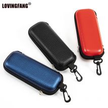 Tragbare EVA Brillen Fällen Abdeckung Sonnenbrille Hard Case Für Frauen Männer Gläser Box Mit Lanyard Zipper Brillen Fällen Schutz