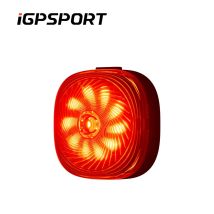 iGPSPORT TL50 Smart Bicycle Tail Light Compatible with Shimano Di2 Features Auto Brake Light 6 Modes USB Charging