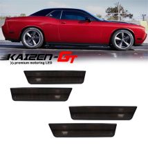 Vordere/Hintere Stoßstangen-Seitenmarkierungsleuchten-Abdeckungen Kit für 2008-2014 Dodge Challenger Ohne Glühbirne/Fassung Auto-Zubehör