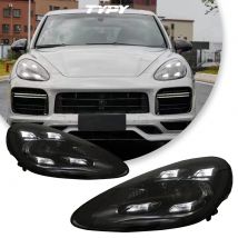 Luci auto per Porsche Cayenne 958 Faro 958.1 LED Matrix Head Lampade Aggiornamento 2023 Stile Plug Play