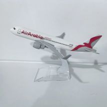 JASON TUTU 16 cm Air Arabia Airbus 320 Modello di aereo Aereo Pressofuso in metallo 1/400 Aerei in scala