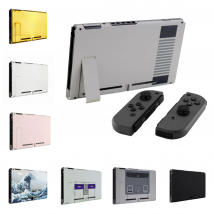 eXtremeRate Piastra posteriore console personalizzata con cavalletto Custodia di ricambio fai-da-te per console Nintendo Switch